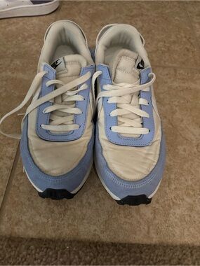 Nike Women's Athletic Sneakers in Light Blue and White